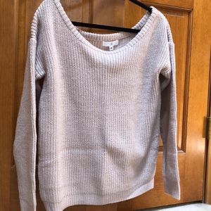 Off the shoulder sweater